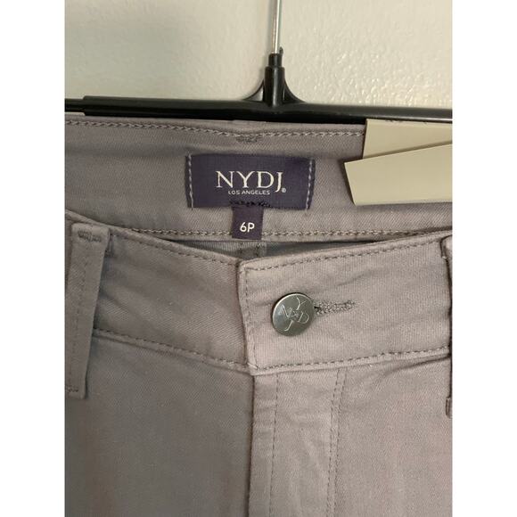 NYDJ Straight Grey Pants‎ NWT size 6 - Picture 2 of 8
